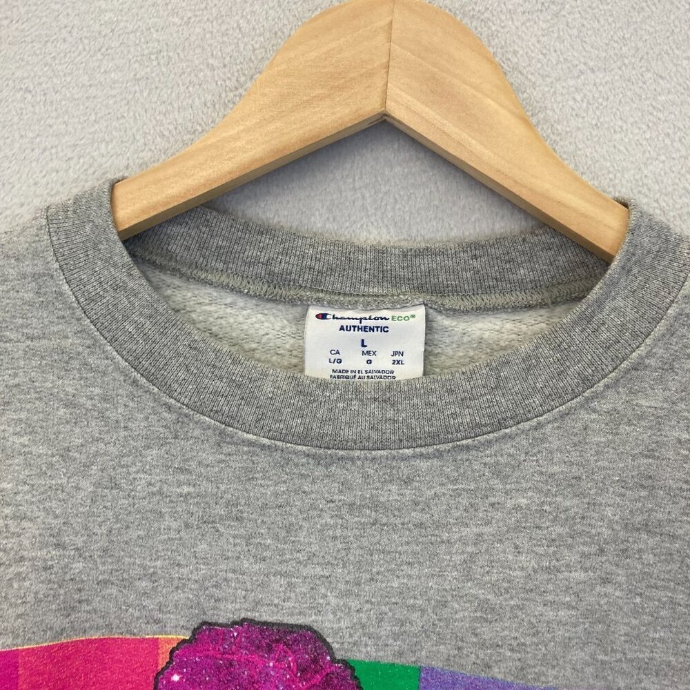 Chris Brown Indigo Children Indigoat 2019 Sweatshirt Gray Mens L Large Champion - Picture 5 of 11